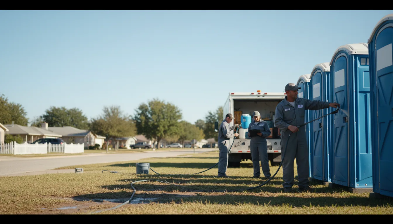 Long-Term Portable Toilet Rental in Girard, IL near me
